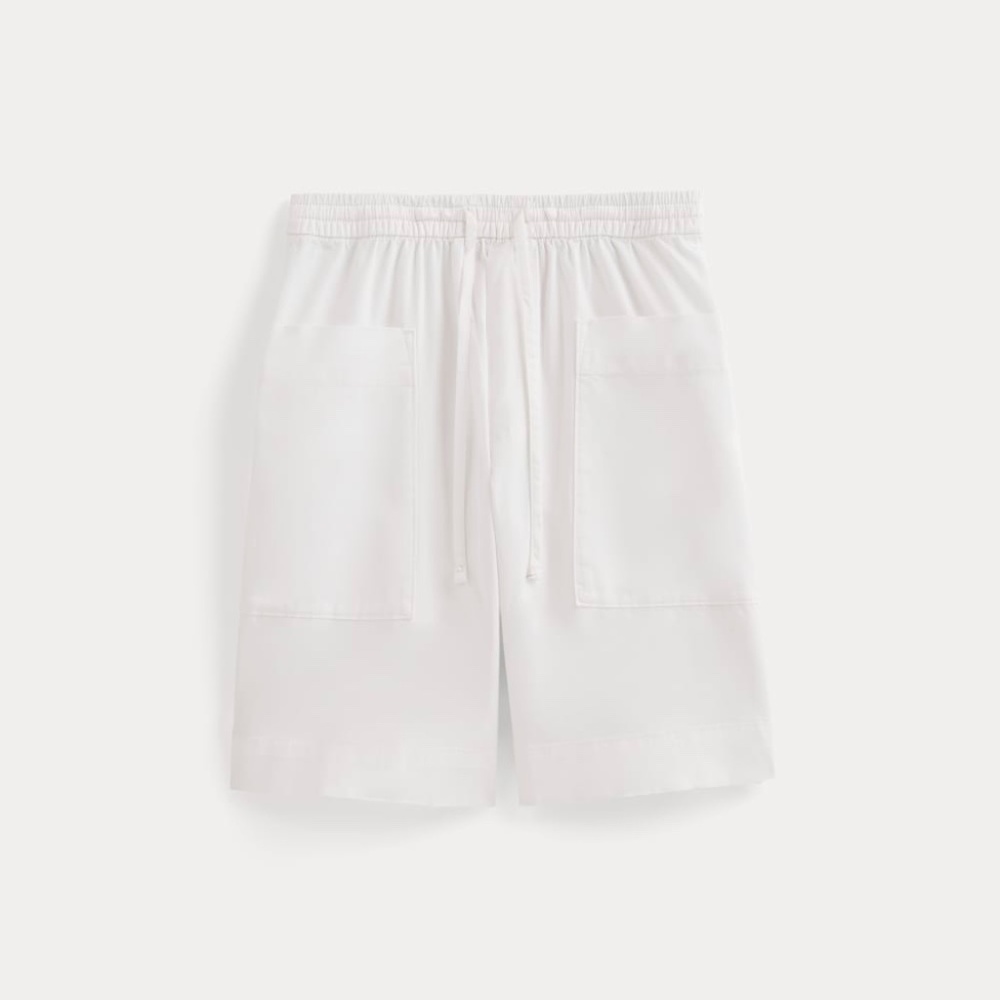 Everlane Women's Easy Cargo Short in White, Size Small
